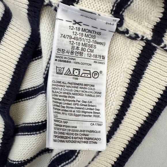 Baby Gap Apple Sweater 12-18 - Picture 3 of 4